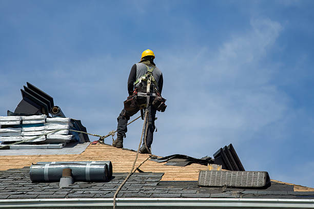 Professional Roof Replacement technician working in Lowell, OR
